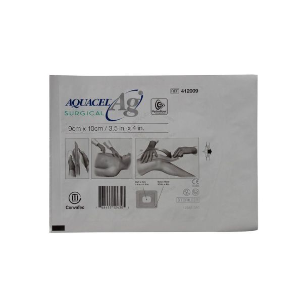 پانسمان آکواسل نقره دار جراحی-AQUACEL Ag SURGICAL