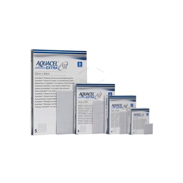 پانسمان آکواسل نقره دار فوق جاذب-AQUACEL-Ag- EXTRA