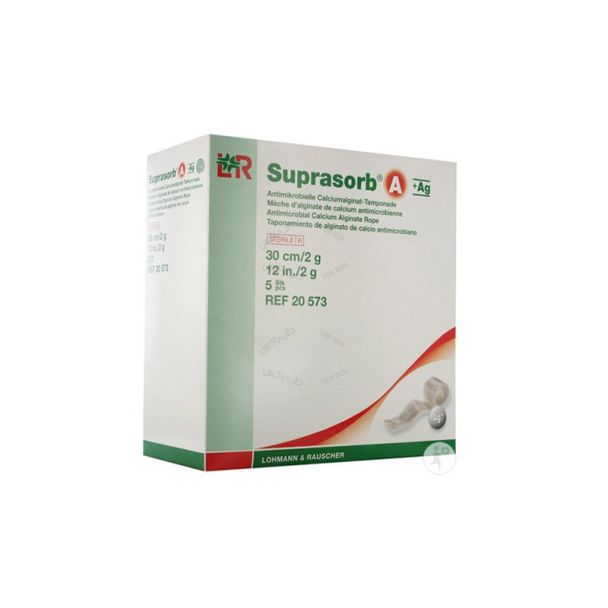 پانسمان نواری آلژینات سوپرازورب نقره دار Suprasorb A +ag