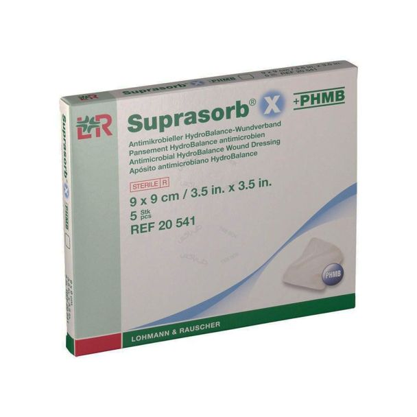 پانسمان هیدرو بالانس Suprasorb x + PHMB