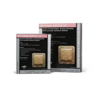 پانسمان فوم سیلیکونی نقره دار اوپتی جنتل مدلاین - Optifoam Gentle Ag Plus