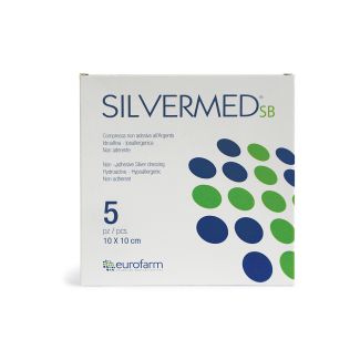 پانسمان نقره جاذب سیلورمد بدون چسب- Euroderm Silvermed SB