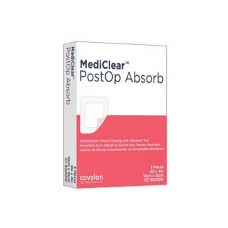 mediclear postop absorbپانسمان سیلیکونی جاذب  مدی کلیر 