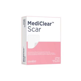 mediclear scarپانسمان سیلیکوین چسبدار مدی کلیر اسکار 