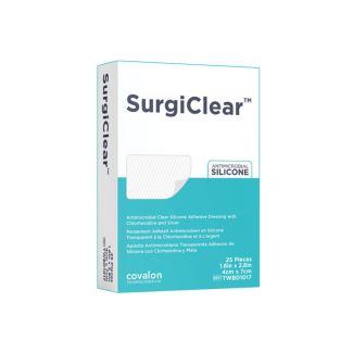 پانسمان سیلیکونی شفاف نقره دار سرجی کلیر کوولان - SurgiClear