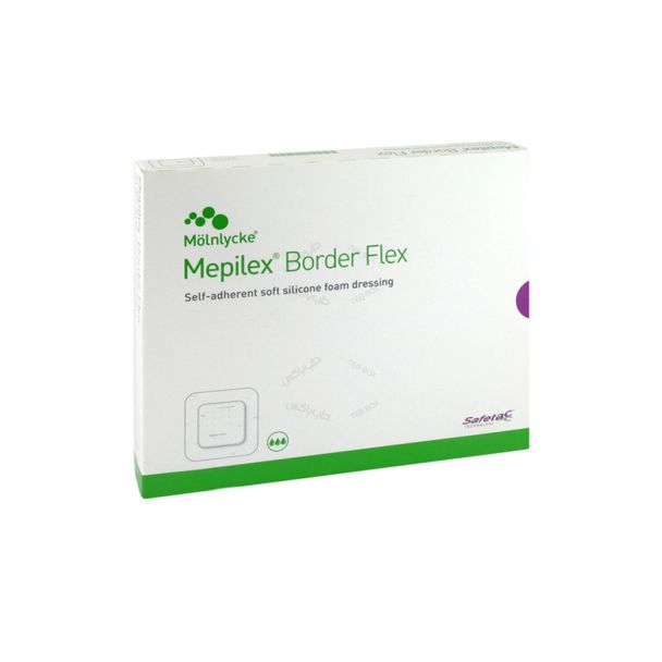 پانسمان فوم مپی لکس فلکس چسبدار - Mepilex Border Flex