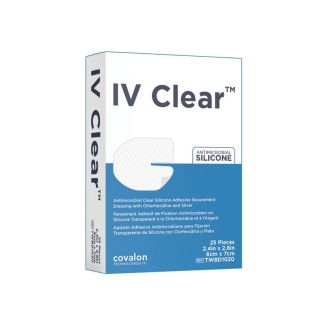 پانسمان سیلیکونی شفاف نقره دار آی وی کلیر کوولان - IV Clear