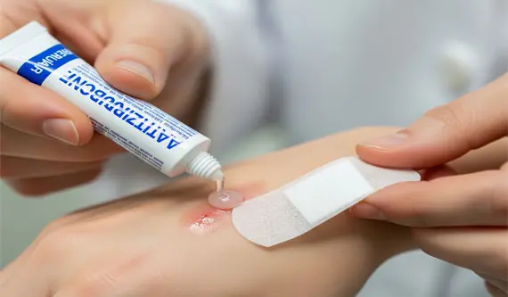 استعمال پماد و ژل برای زخم را مرطوب نگه داشتن